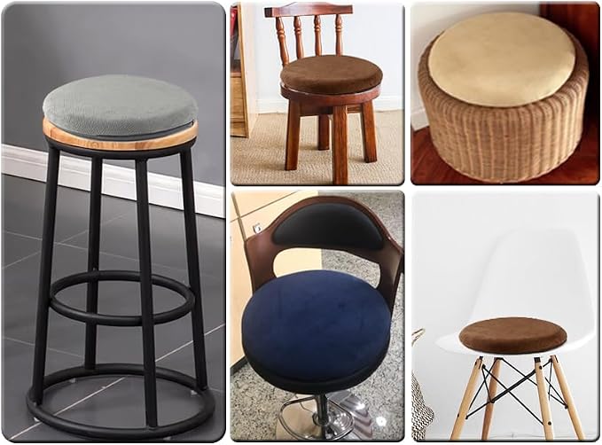 Sigmat Memory Foam Seat Cushion Anti-Slip Soft Round Stool Cushion Chair Pad 15 - Image 7