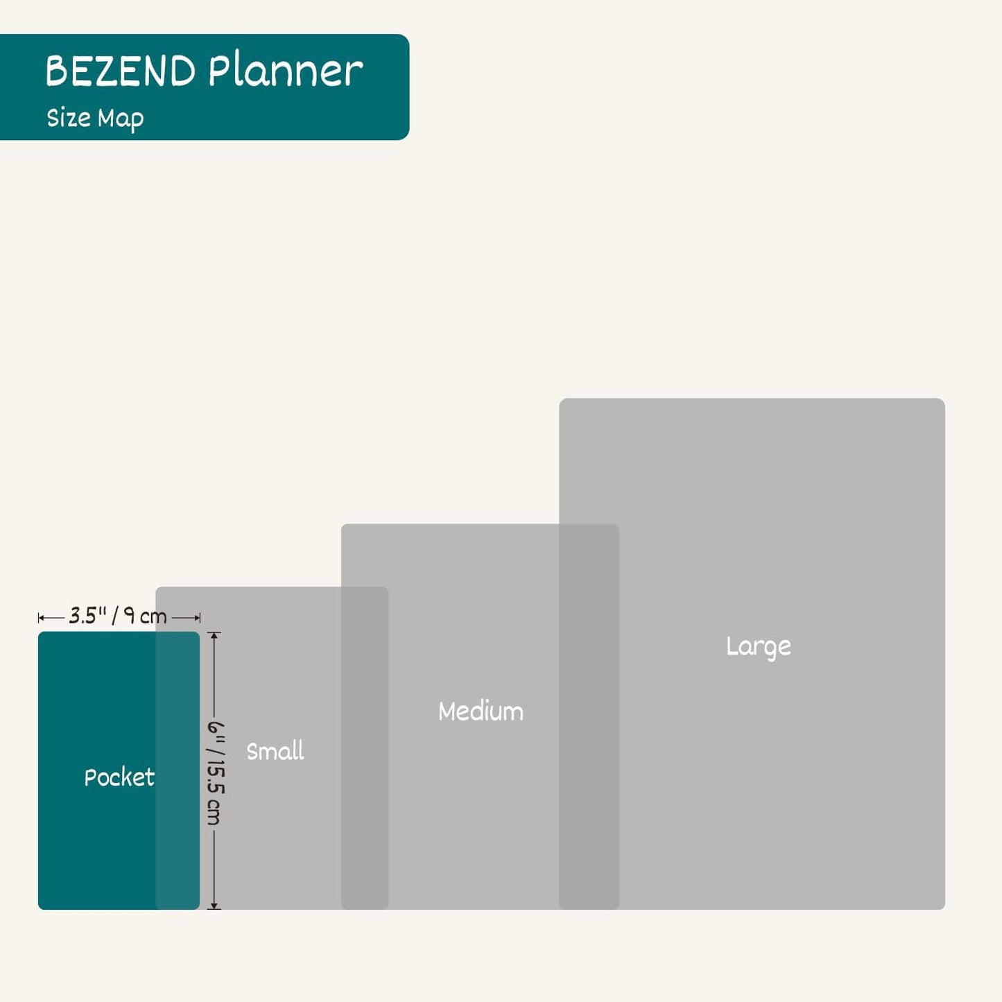 BEZEND Pocket Planner 2025-2026 Weekly with 2 Columns, 18-Month Academic Calendar (Jul 25-Dec 26), Life Work Appointment, Storage Pocket, Pen Holder, PU Leather Hardcover 3.5" x 6" - Prussian Blue