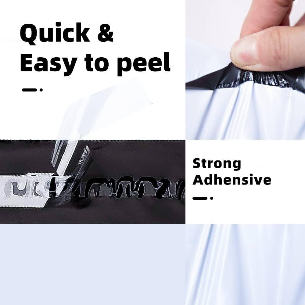 POLYSELLS 5000pcs 10x13 Inches White Poly Mailers Shipping Envelopes, Strong Adhesive Sealing, Waterproof, and Tear-resistant Postal Mailing Bags for clothing, books, and accessories
