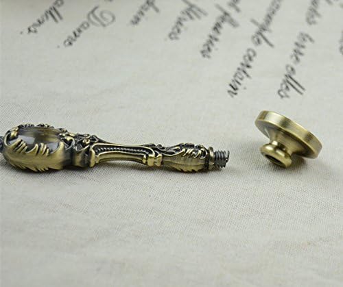 MDLG Customize Your Design Picture Logo Text Wax Seal Stamp Vintage Peacock Copper Handle Set