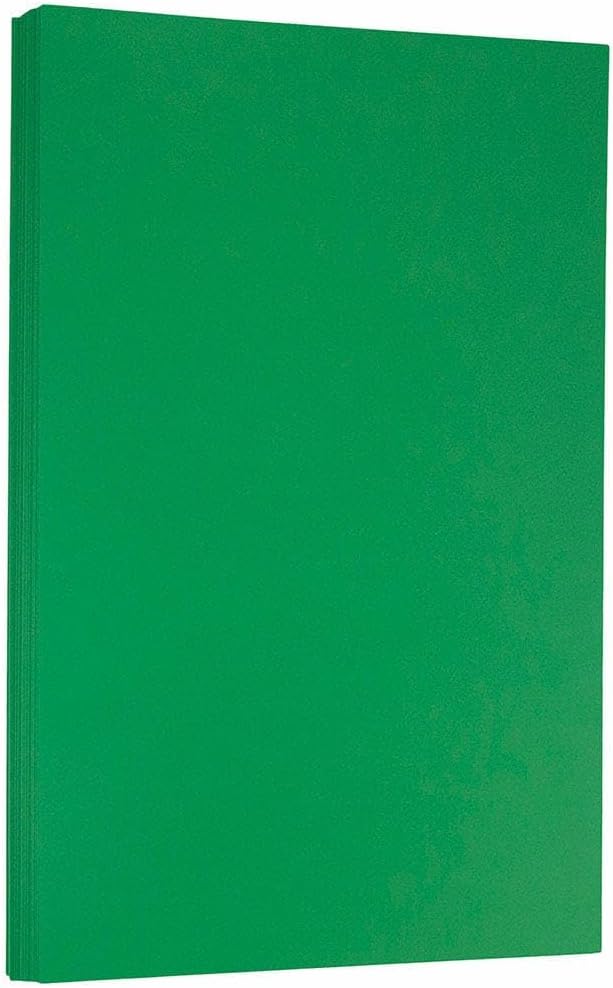 LUXPaper 8.5" x 14" Paper | Legal Size | Holiday Green | 80lb. Text | 50 Qty