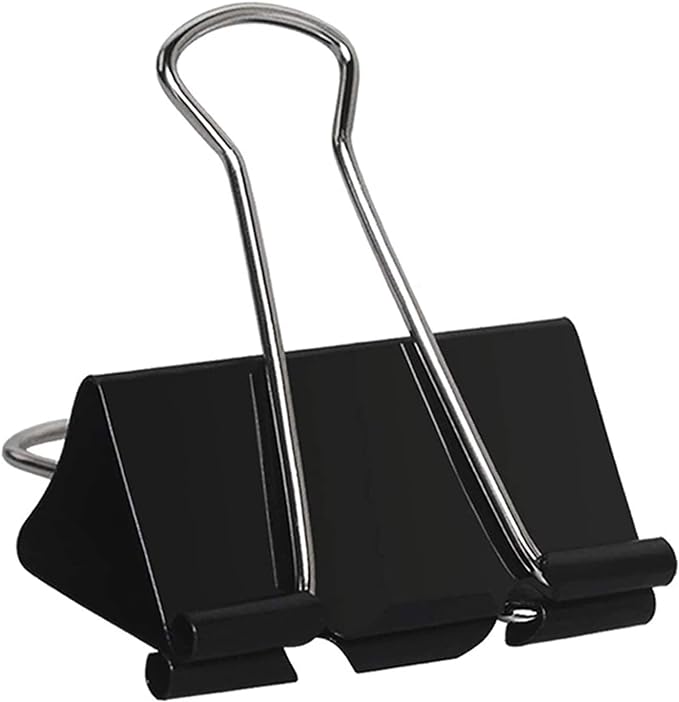 Large Binder Clips 2 Inch, Extra Large Binder Clips Big Paper Clamps Giant Clips by Aellabus
