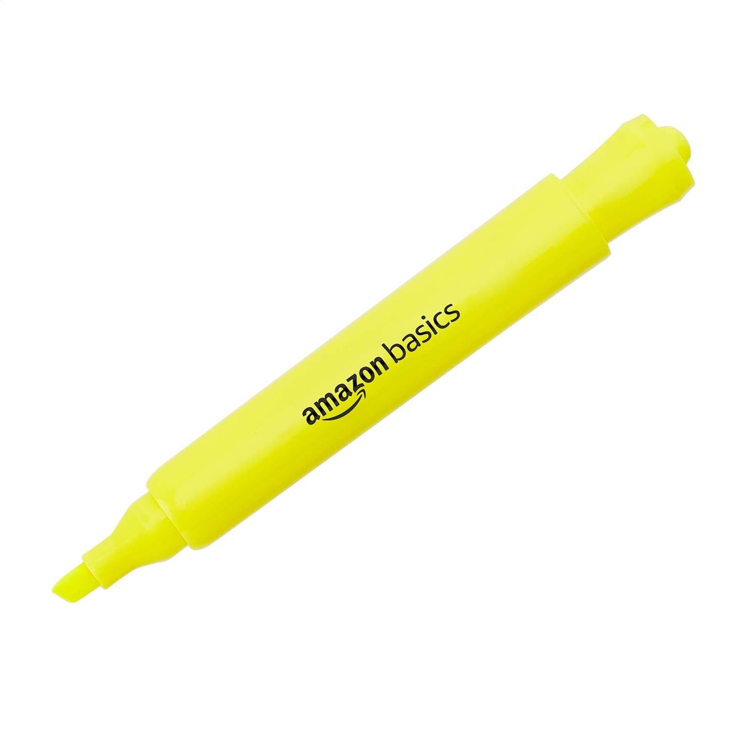 Amazon Basics Highlighters 12 Pack, Assorted Colors, Chisel Tip,Bible Highlighter,Office and School Supplies