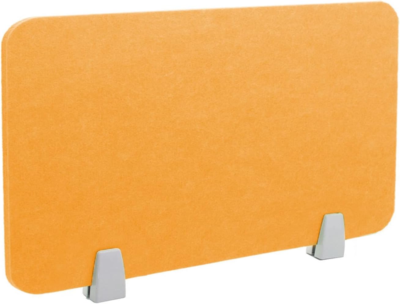 Icegrey Acoustic Desk Divider Privacy Panel Removable Sound Absorbing Desk Partition Board with 2 Clips for Student Call Centers Offices Braries Classrooms Library, Gold Bronze, 31.2x11.7