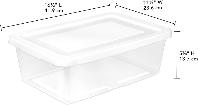 Sterilite 30 Pack Storage Box, 12 Quart Stackable Tote - Image 3