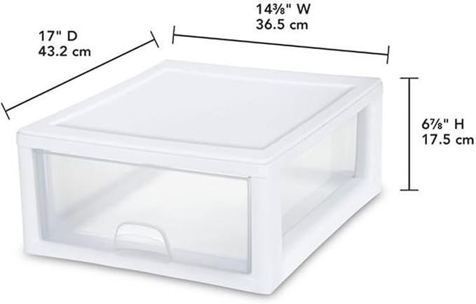 Sterilite 24-Pack 16 Quart Stacking Drawer, Accessories, Craft Supplies - Image 3