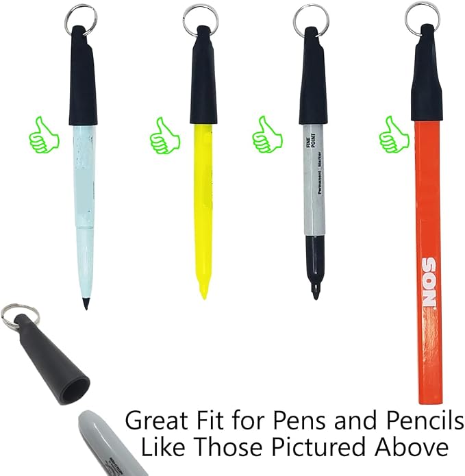 Bulk 20 Pack - Heavy Duty Retractable Pull Pen Holder - Ideal - Image 4