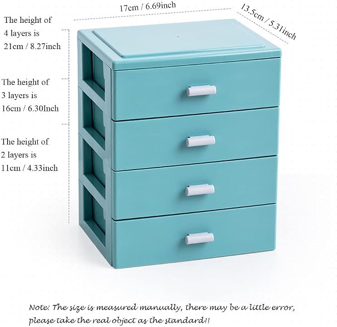 Stackable Desk Organizer, Countertop Storage Drawer Organizer - Image 3