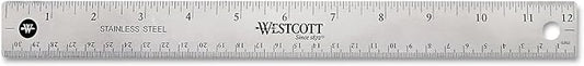 Westcott 10415 Stainless Metal Ruler by Westcott