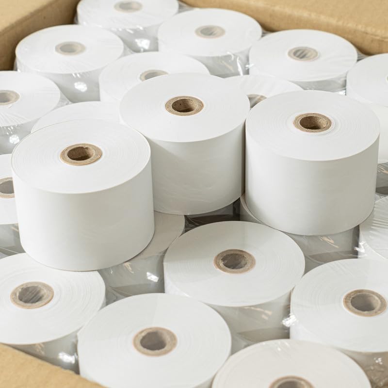 44mm x 220' Thermal, 30 Rolls, Compatible with Sharp ER-A410 ER-A420 ER-A450T XE-A401 XE-A406 XE-A41S XE-A42S XE-A50, and More