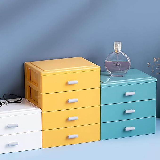Stackable Desk Organizer, Countertop Storage Drawer Organizer - Image 2