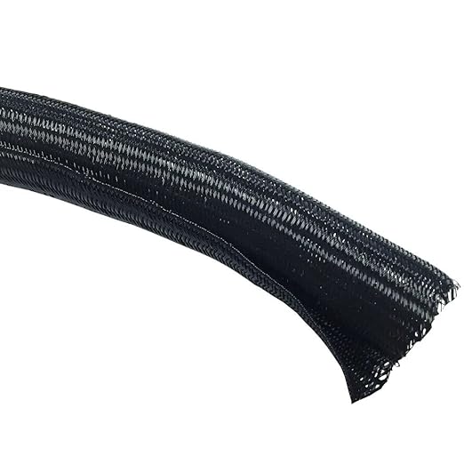 Electriduct 5/8" Hook Self Closing Sleeve Braid Wrap Around Sleeving Flame by Electriduct