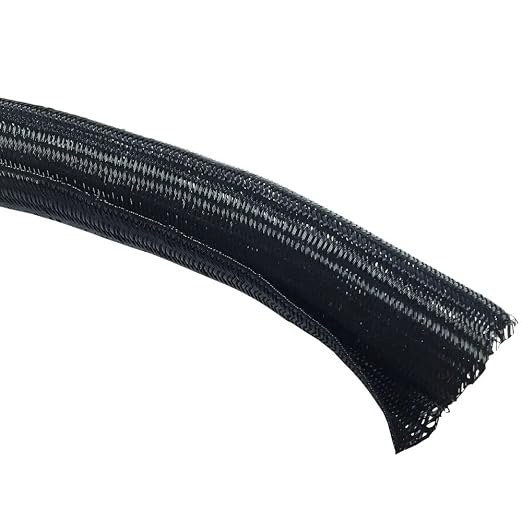Electriduct 1/8" Hook Self Closing Sleeve Braid Wrap Around Sleeving Flame by Electriduct