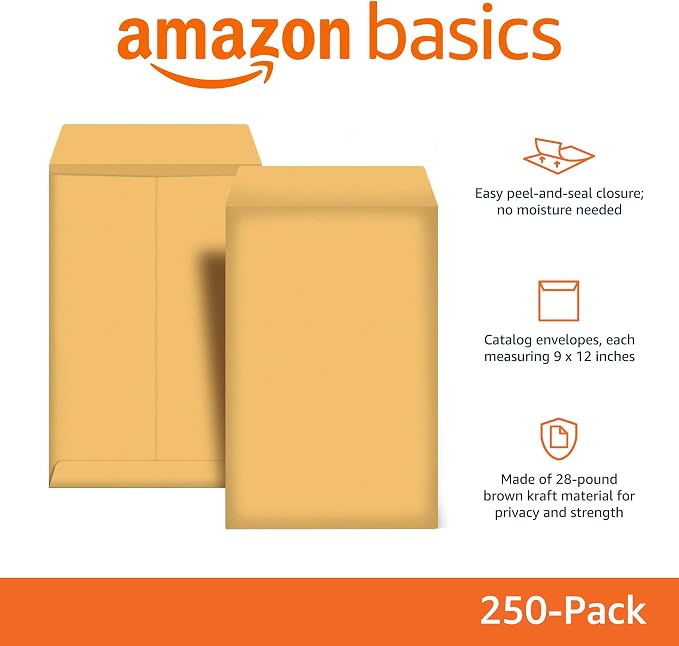 Amazon Basics Catalog Self Seal Mailing Envelopes - Image 2