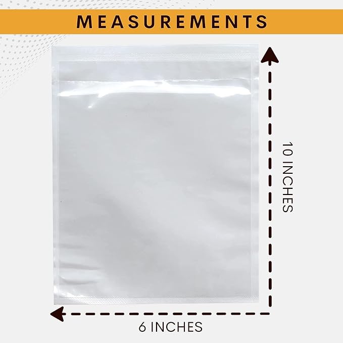 100 Pack 6"x10" Shipping Label Sleeves – Clear Self-Adhesive Packing Slip - Image 4