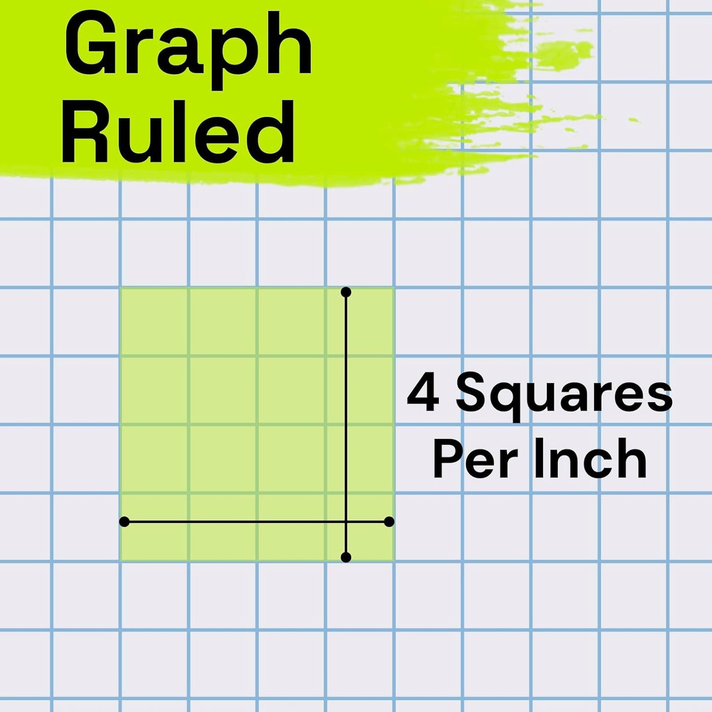 Spiral Notebook for School 3 Pack, 1 Subject, 4x4 Graph Ruled Paper, 100 Sheets, 9" x 11", 1 Divider with Pocket, 3 Hole Punched,Plastic Cover, 1/4" Grid Graphing Note Book Bulk,Cornflower Blue