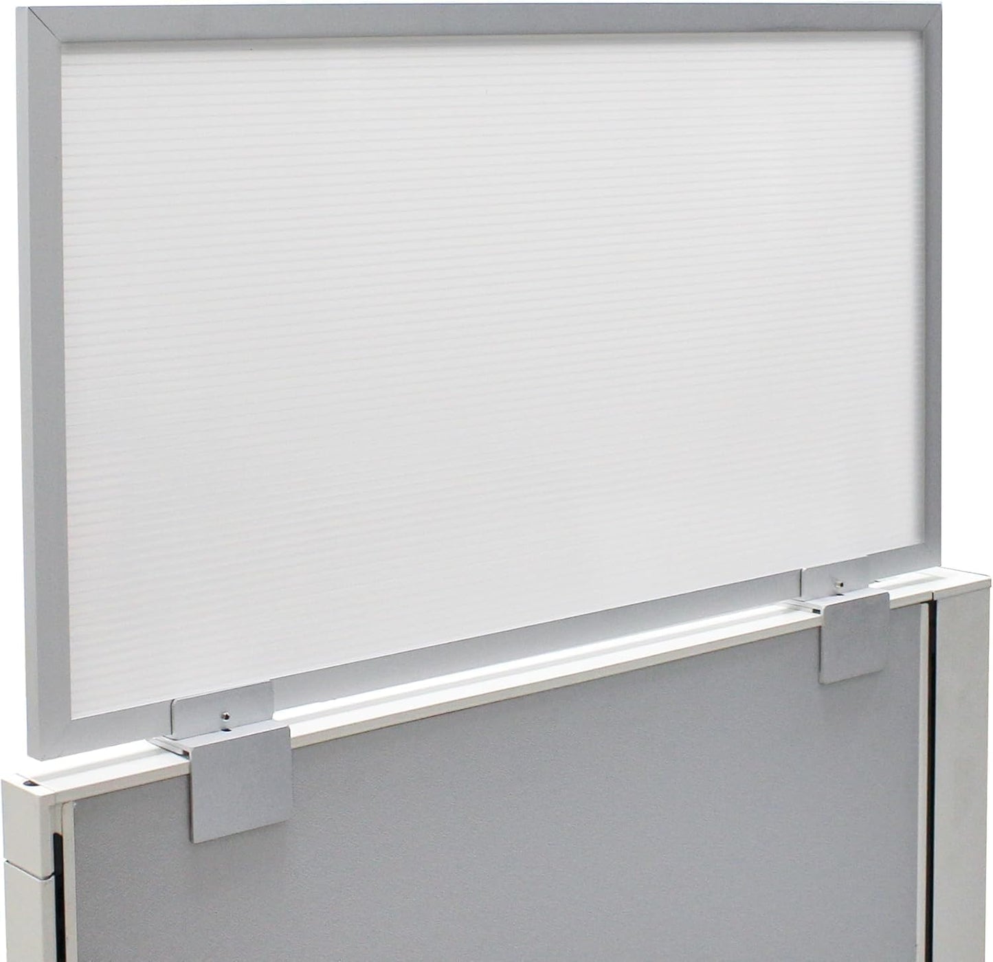 OBEX Privacy Screen & Office Panel Extender for Office Cubicles, Polycarbonate Desk Privacy Panel & Divider for Office Cubicle, 12" x 60", White