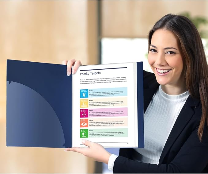 Dunwell 12-Pocket Presentation Binder - Image 9
