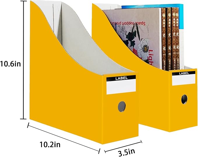 Limitliho 2 Pack Magazine File Folder Holder - Image 3