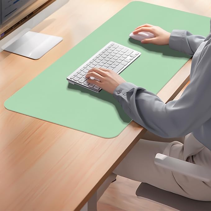 Large Desk Pad Mat, Leather Desk Mat - Image 4
