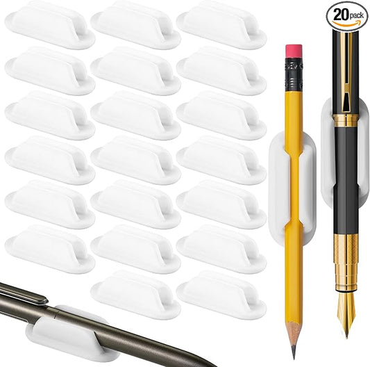 VZZNN 20 PCS Adhesive Pencil Holders by VZZNN