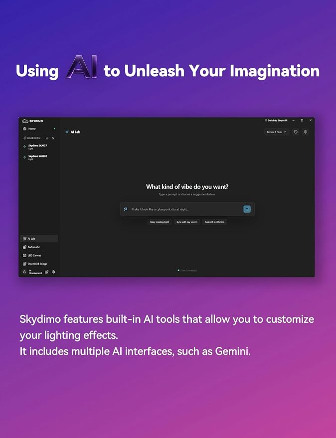 Monitor LED Backlights for PC & Mac, LED Strip Lights that Sync - Image 4