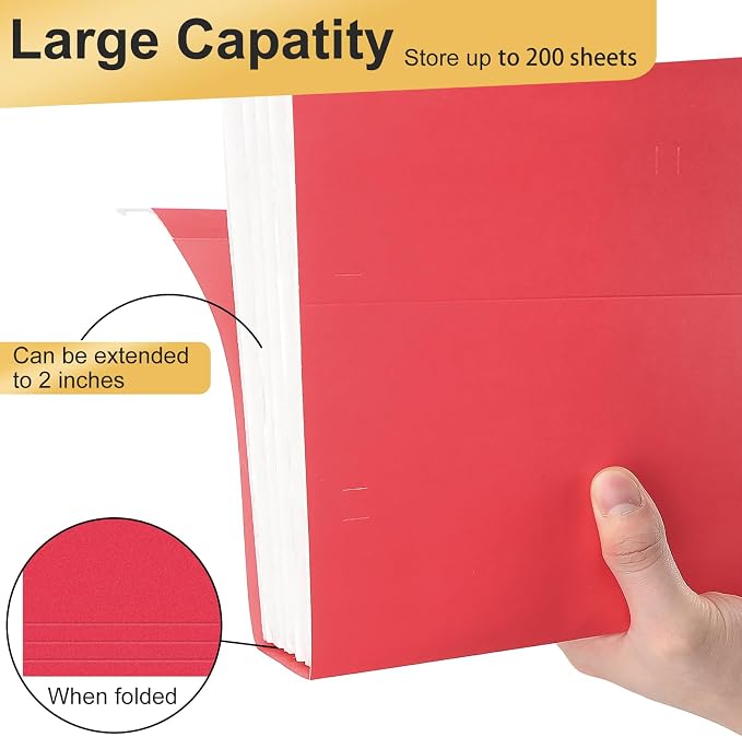 Hanging File Folders Legal Size, 70 Pack File Folders - Image 6