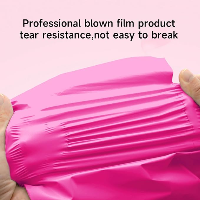 Pink Poly Mailers 10x13 Inch, 100 Pack | Self-seal shipping bags - Image 6