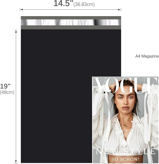 Fuxury 1500 Pcs 14.5x19" Poly Mailers, Waterproof Mailing Envelopes - Image 2