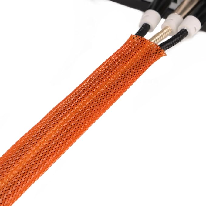 25ft PET Expandable Braided Cable Sleeve 1/4inch Pet Braided Cable Sleeve - Image 8