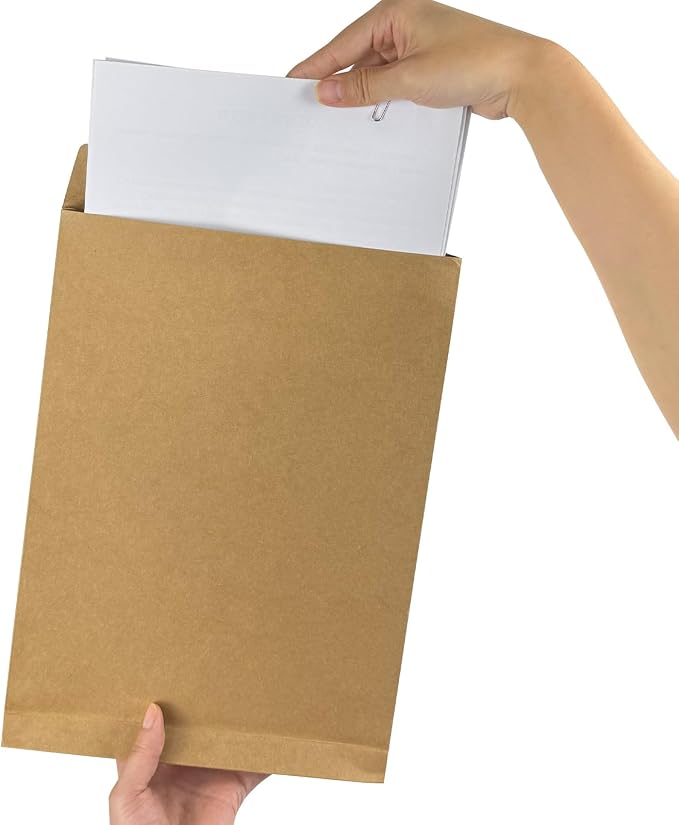 Large Expandable Envelopes, 25 Pack 9.3x 13" Big Mailing Envelopes | Self Seal - Image 4