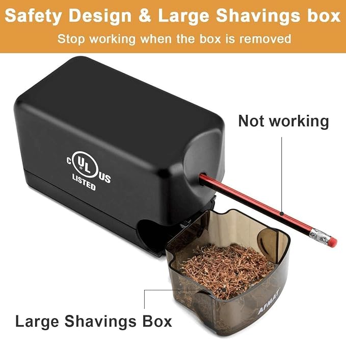 AFMAT 10 Pack Electric Pencil Sharpener, Heavy Duty Pencil Sharpener - Image 5
