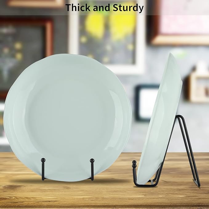 IBosins 5 Pack 4 Inch Plate Holder Display Stands, Metal Black Frame Stand - Image 5