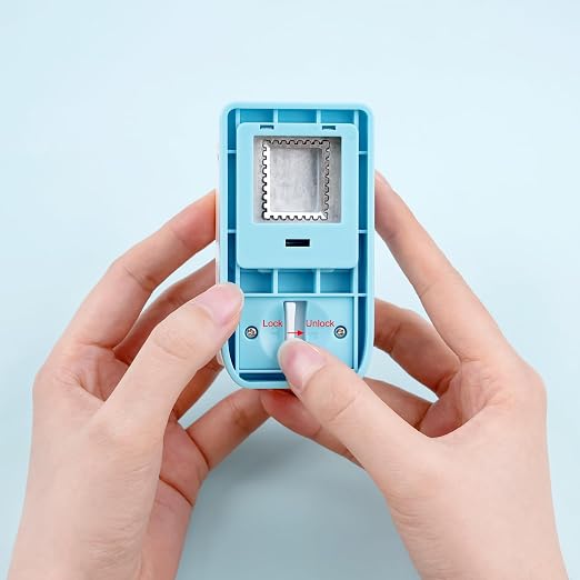 BAOFALI 3Pcs Stamp Puncher, Stamp Punch 1X0.8inch Rectangular Postage Stamp - Image 5