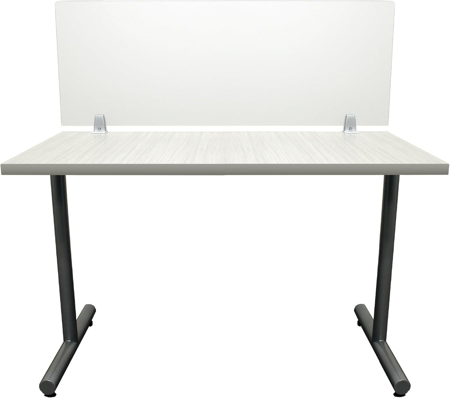 OBEX Frosted Acrylic Desk Mounted Privacy Panel, 18" x 72", Frosted