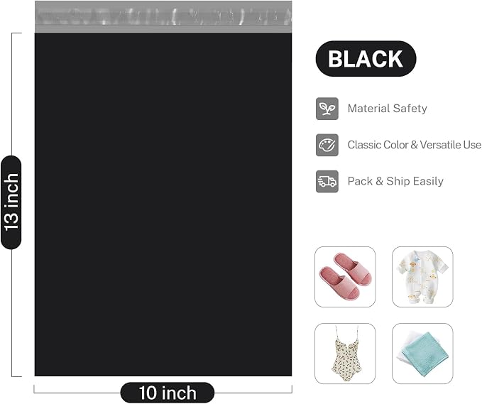 Metronic Poly Mailers 10x13 1200 Pcs, Medium Shipping Bags - Image 2