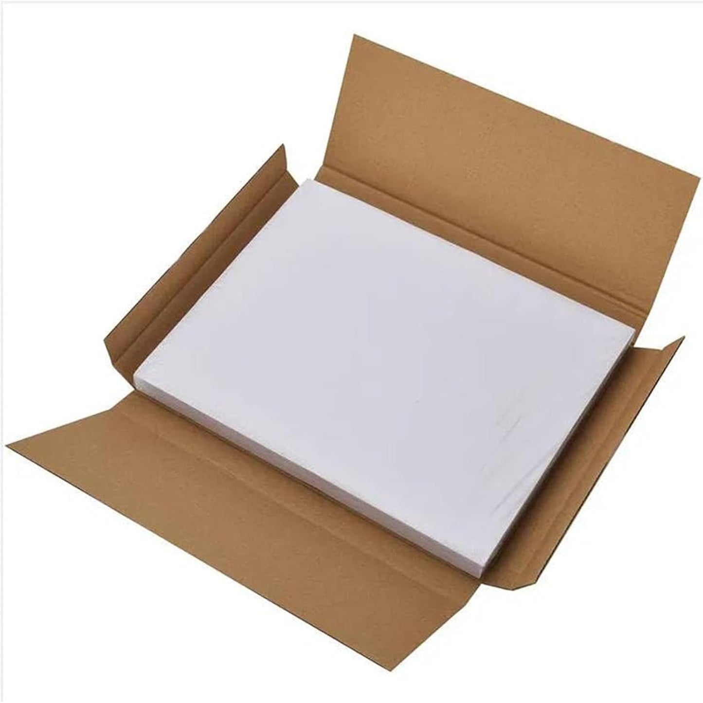 8.5" x 11" Sticker Paper for Inkjet Printers - 500 Sheets Full Sheet Shipping Labels Printable Full Page Labels 8.5×11 White Sticker Paper for Laser Printing - Matte