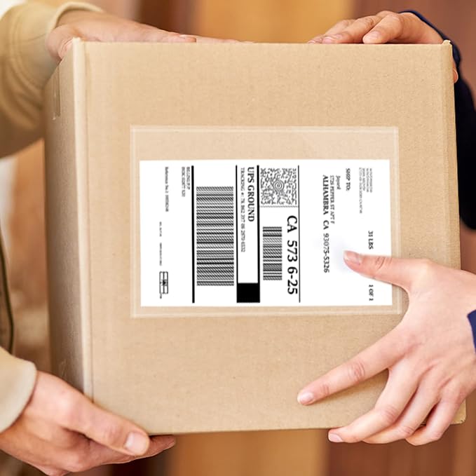 6" x 9" shipping label sleeves, Packing Slip Envelope Pouches - Image 7