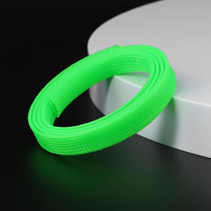 25ft PET Expandable Braided Cable Sleeve 13/16inch Pet Braided Cable Sleeve - Image 3