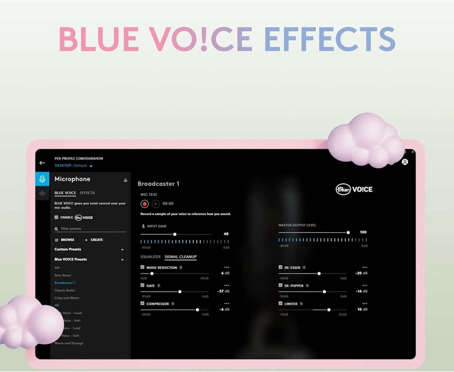 Logitech for Creators Blue Microphones Yeti USB Microphone (Pink Dawn) Aurora Collection