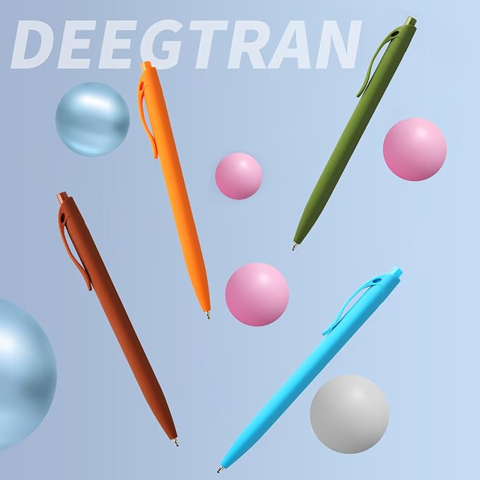 deegtran Pens Bulk, 50 Pack No Bleed Sage Green Click Pen, Wholesale - Image 6