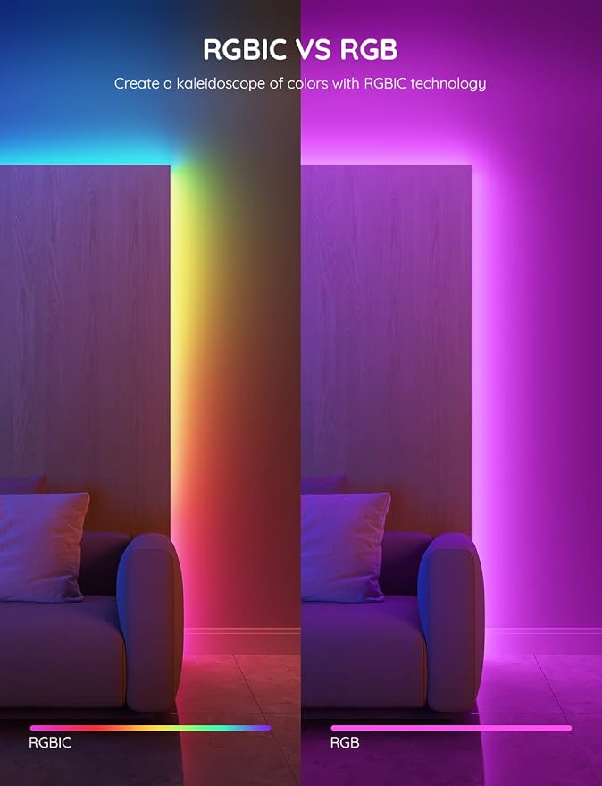 Govee RGBIC LED Strip Lights, 32.8ft Smart LED Lights - Image 2