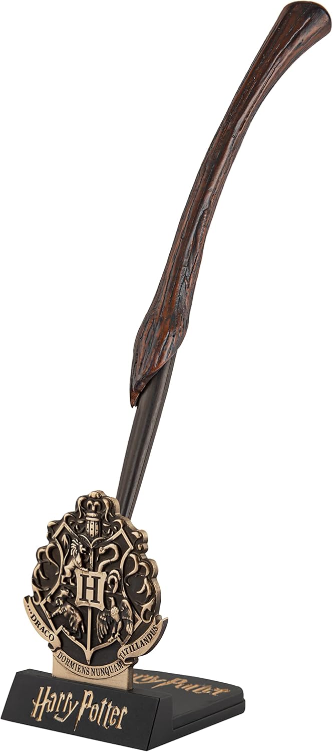 Cinereplicas Harry Potter Magic Wand Pen with Stand & Lenticular Bookmark - Official Licence (Bellatrix Lestrange)