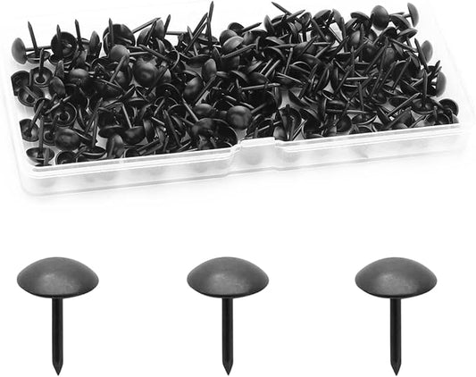 200 Pcs Metal Thumb Tacks Decorative, 2/7" x 1/2" Vintage Thumb Tacks, Heavy by Rierdge
