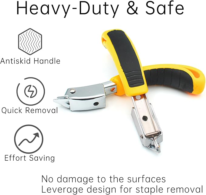 Upholstery Staple Remover, Construction Staple Remover Tool, Heavy Duty Tack - Image 5
