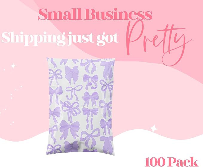 Pretty Package Store 6x9 Designer Poly Mailer 100 Pack Heavy Duty Waterproof - Image 6