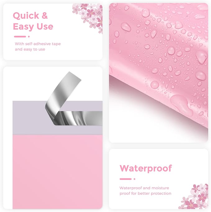Metronic Poly Mailers 14.5x19 200 Pack, Strong Adhesive Shipping Envelopes - Image 2