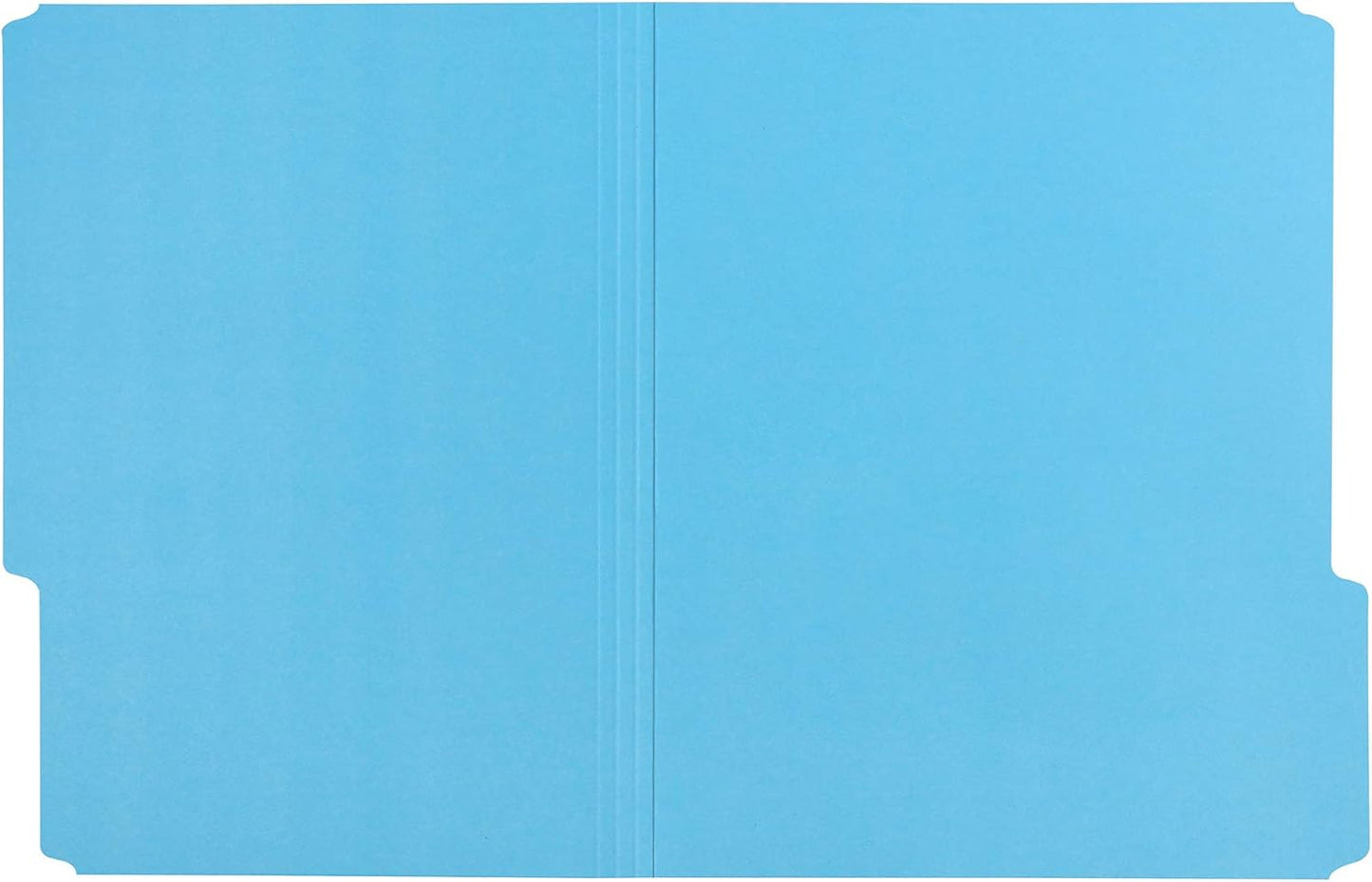 Amazon Basics File Folders, Letter Size, 1/3 Cut Tab, Sturdy with Tabs for Organizing and Filing, Blue, 36-Pack
