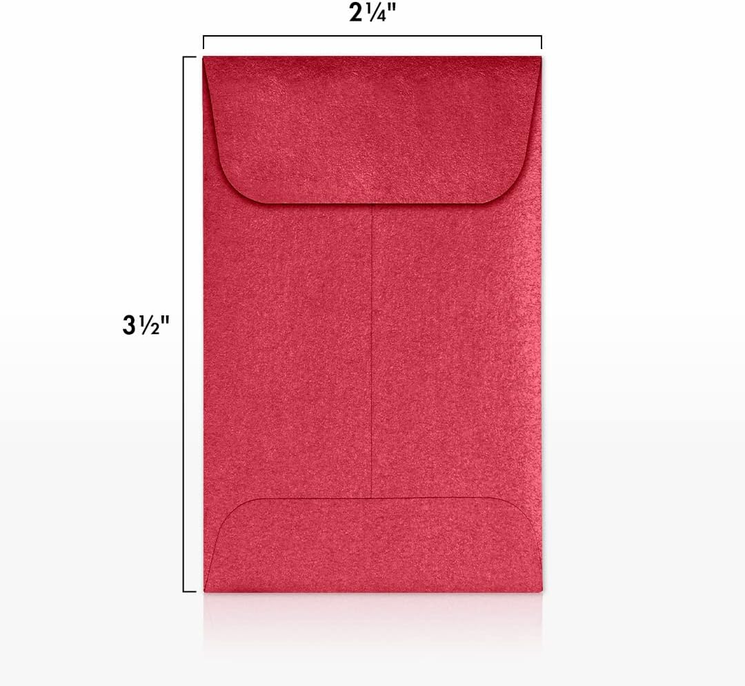 LUXPaper #1 Coin Envelopes | 2 1/4" x 3 1/2" | Jupiter Metallic | 80lb. Text | 1,000 Qty