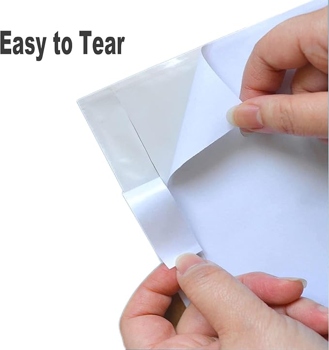 200 Pack 6x9 Shipping Envelopes, Packing List Mailing Envelopes Clear Adhesive - Image 8